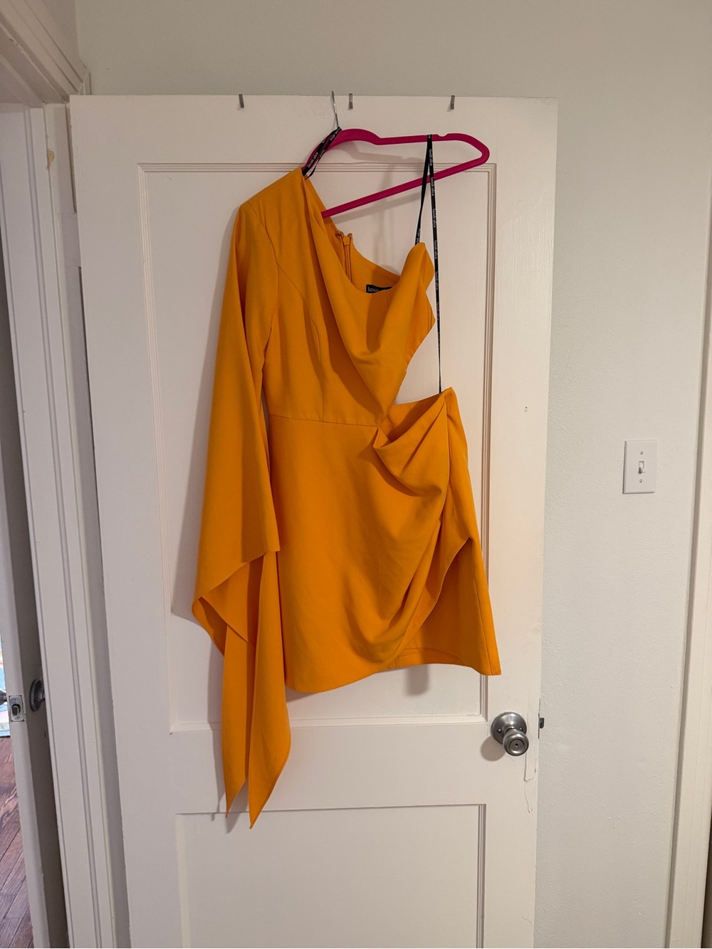 Lavish Alice One-Shoulder Draped Dress - Picture 2 of 5